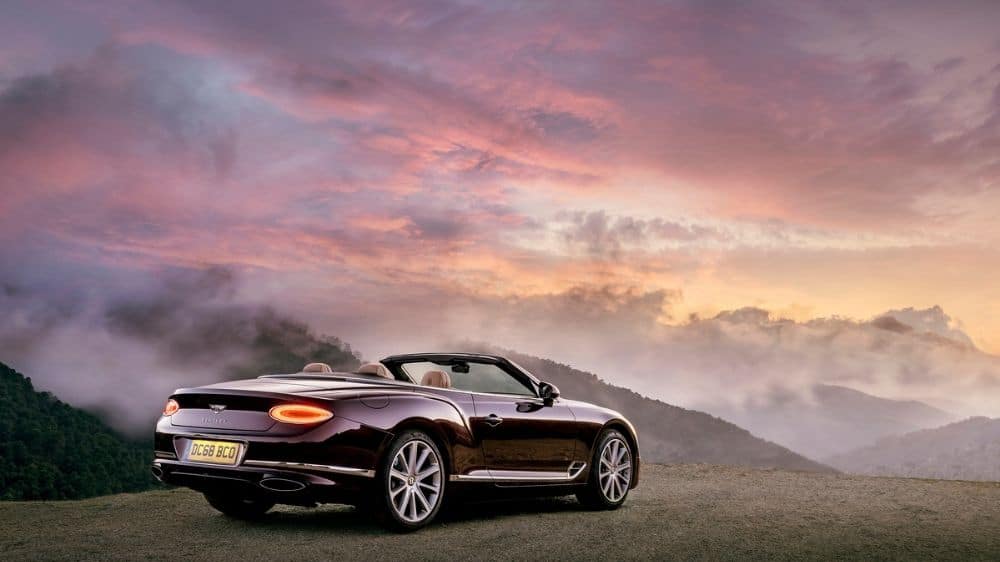 Bentley Contintental GT bei Sonnenuntergang