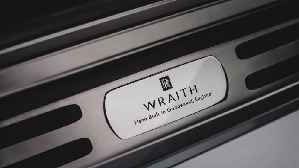 Rolls-Royce Wraith Schriftzug